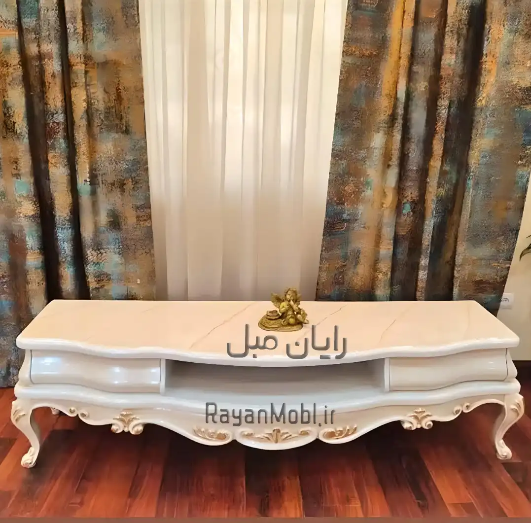 میز تی وی چوبی فرحان