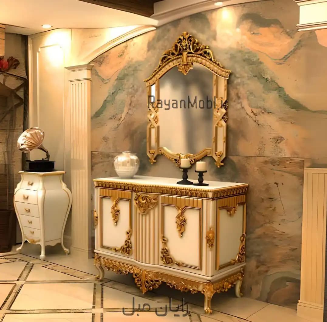 آیینه کنسول دو درب جدید